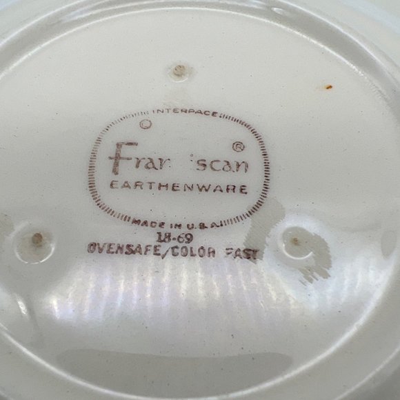 Franciscan Ivy Pair Bread & Butter Plates 6.25" Round California Earthenware - Picture 3 of 5